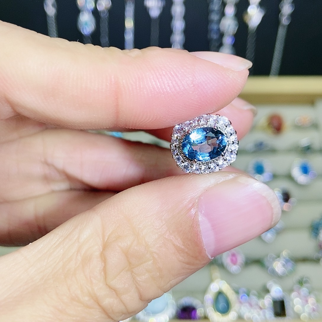 【闪购商品】未镶嵌戒指托帕石