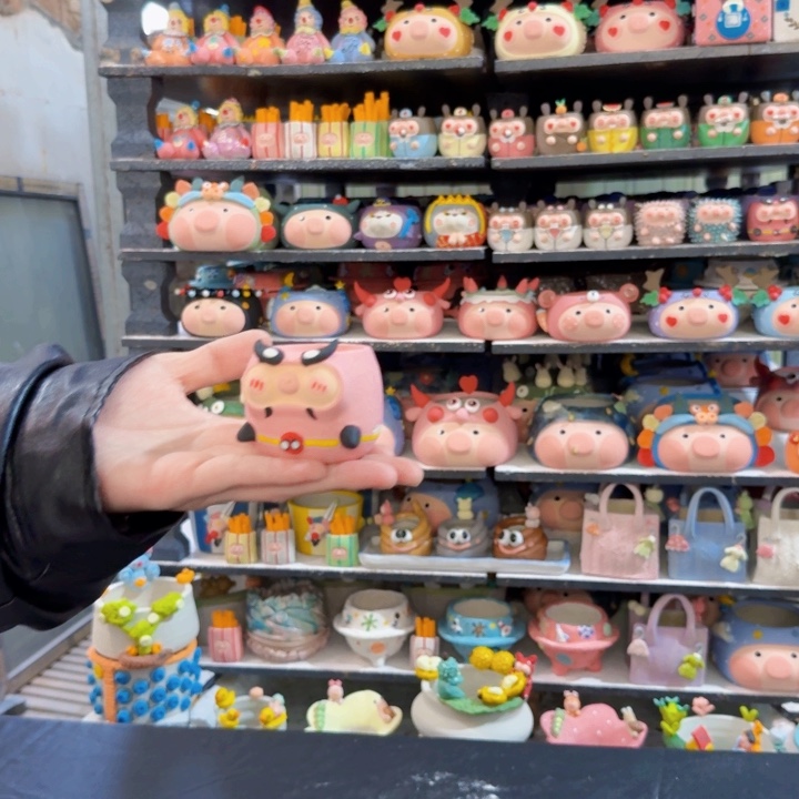 陶瓷开窑福利可爱多肉花盆