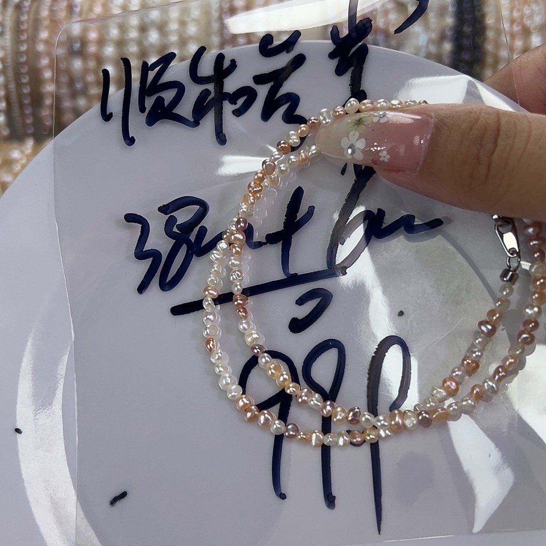 淡水珍珠手绳钛钢