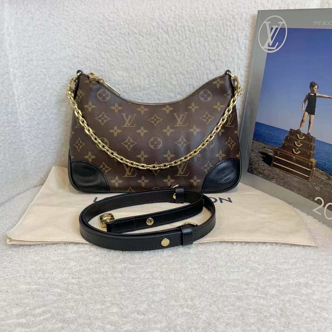 99新 LouisVuitton/路易威登 壹臻/ 老花黑牛角 芯片 44848585