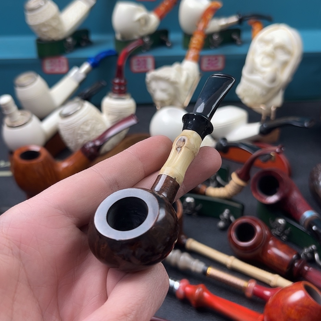 沉***暴意大利石楠木烟斗