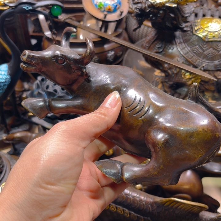 铜器摆件收收藏藏