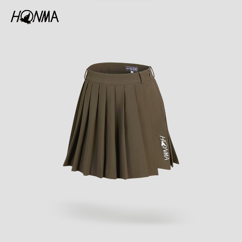 【专业高尔夫】HONMA女士短裙百褶裙防泼水舒适弹力显瘦HWLX803K709