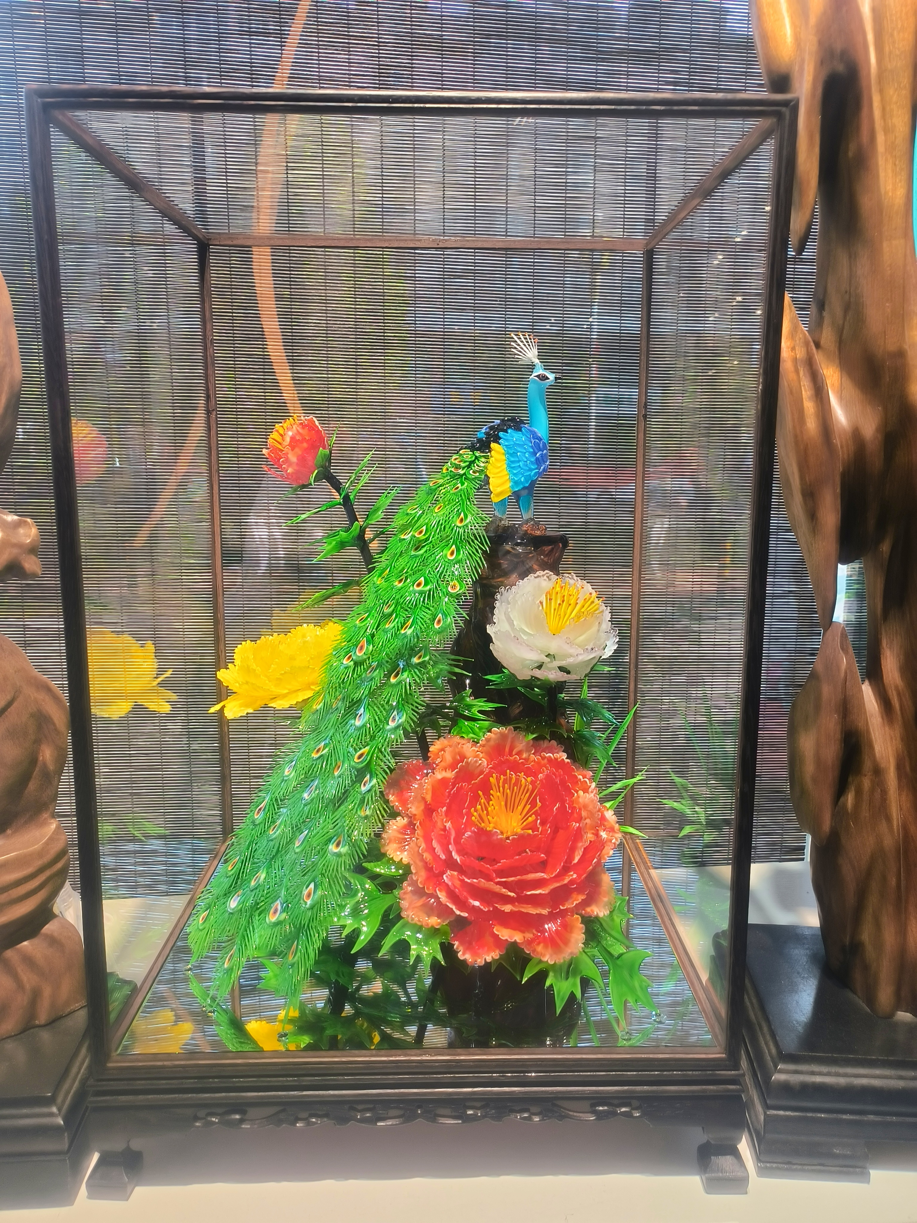 手工琉璃料景摆件富贵吉祥