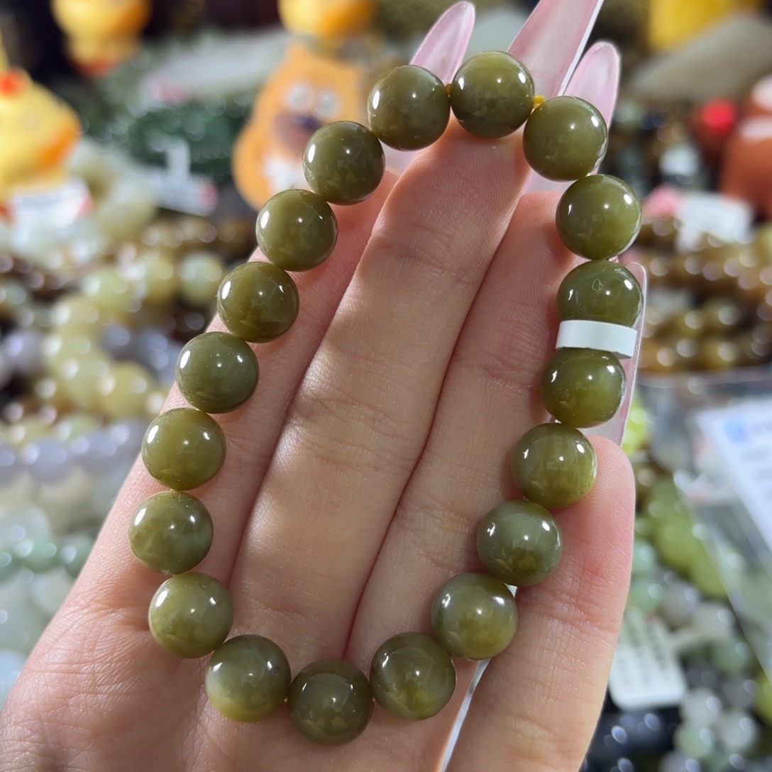 和田玉未镶嵌手链151