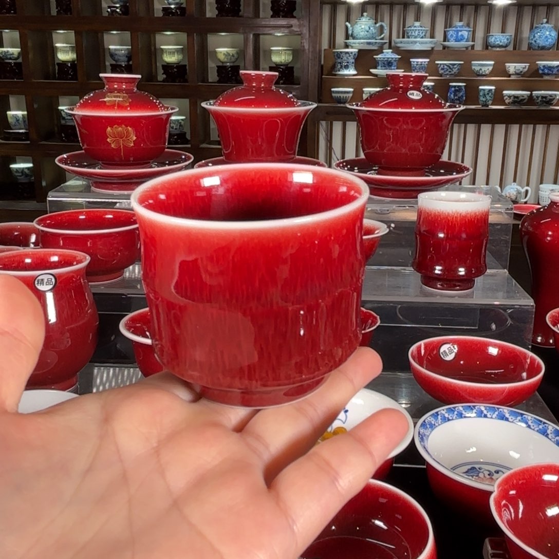 杯子景德镇高温原矿杯