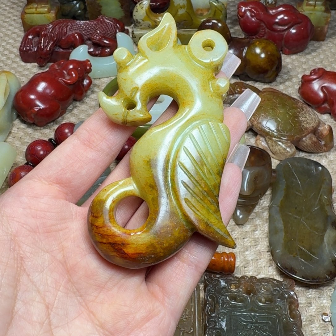 白玉菩提吊坠挂件