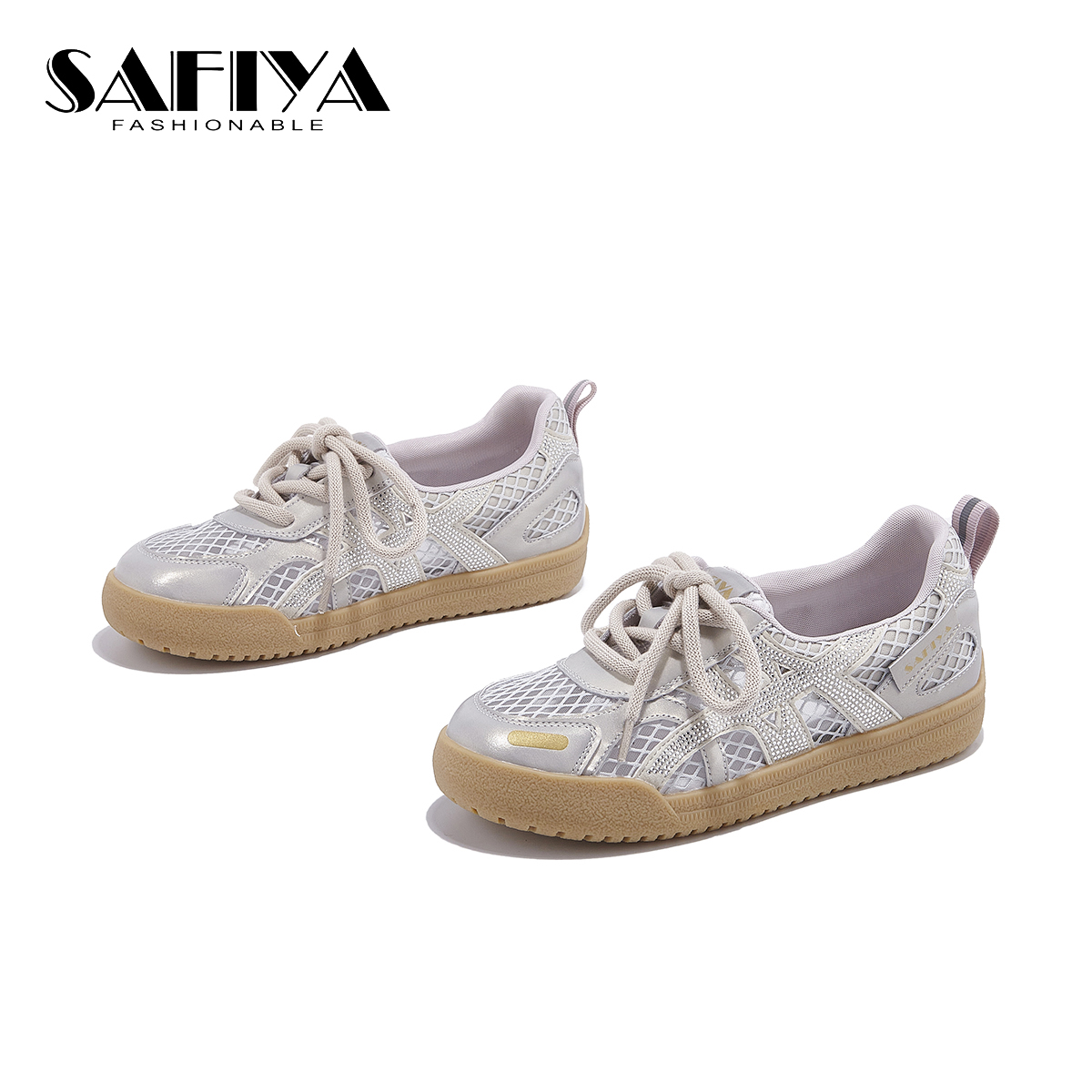 索菲娅Safiya2025夏季新款时尚舒适百搭透气休闲女鞋SFD2112C92