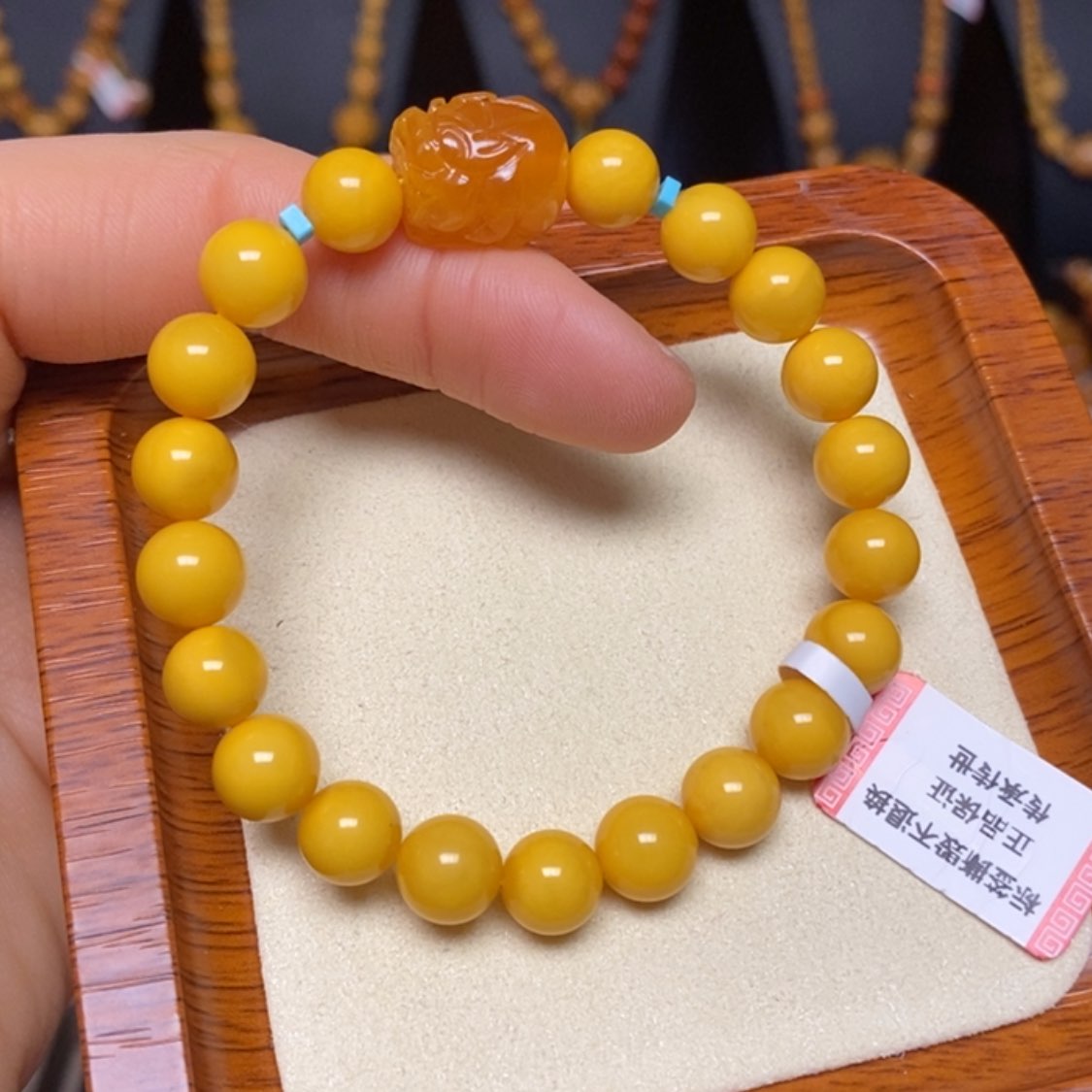 【闪购商品】蜜蜡手链未镶嵌手串