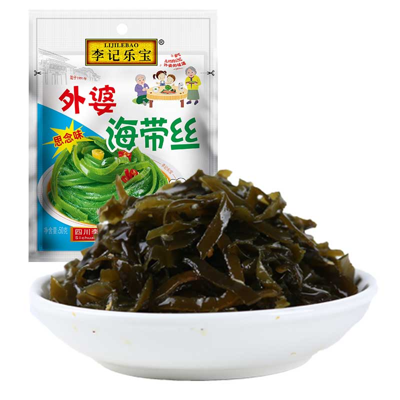 李记乐宝外婆海带丝50g/袋