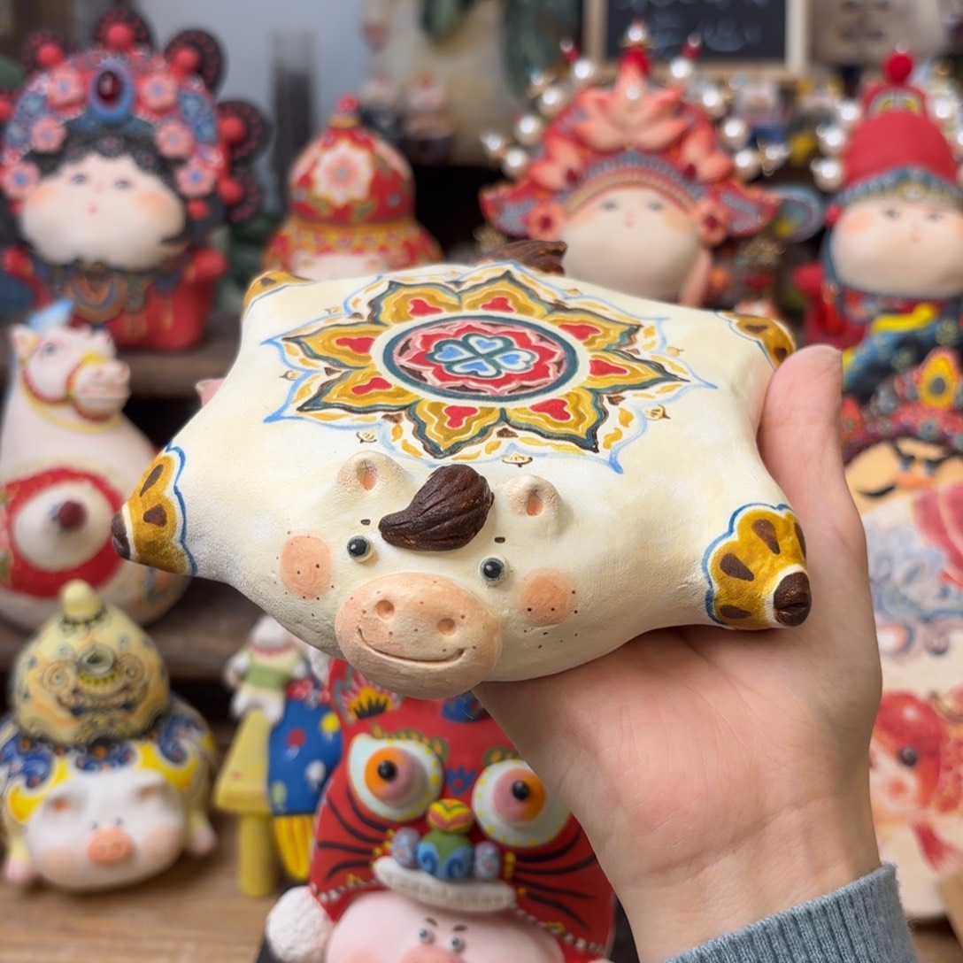 摆件手工陶艺摆件