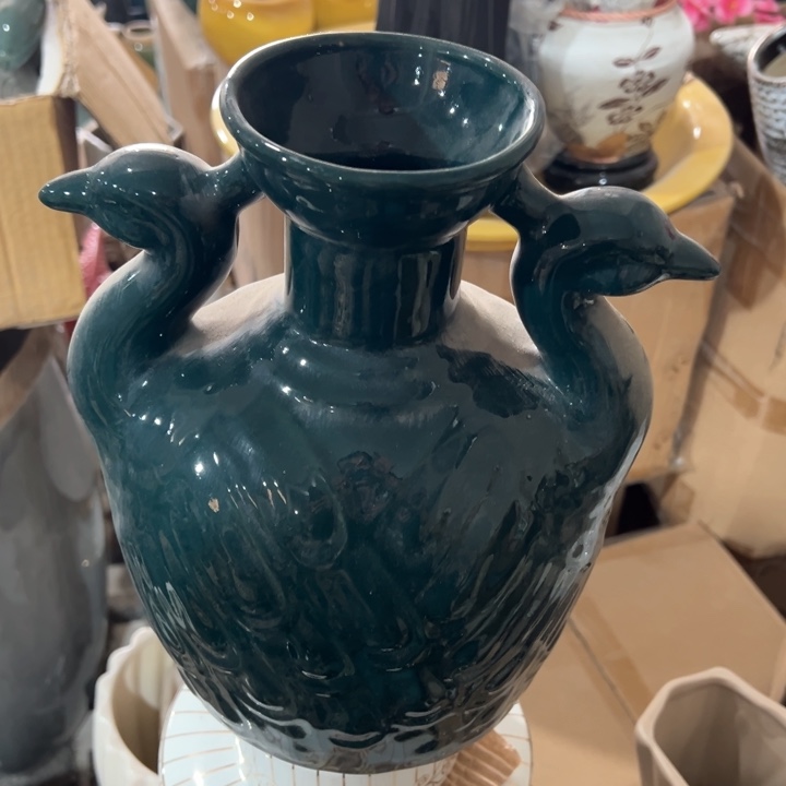 陶瓷花瓶摆件外贸出口微瑕捡漏