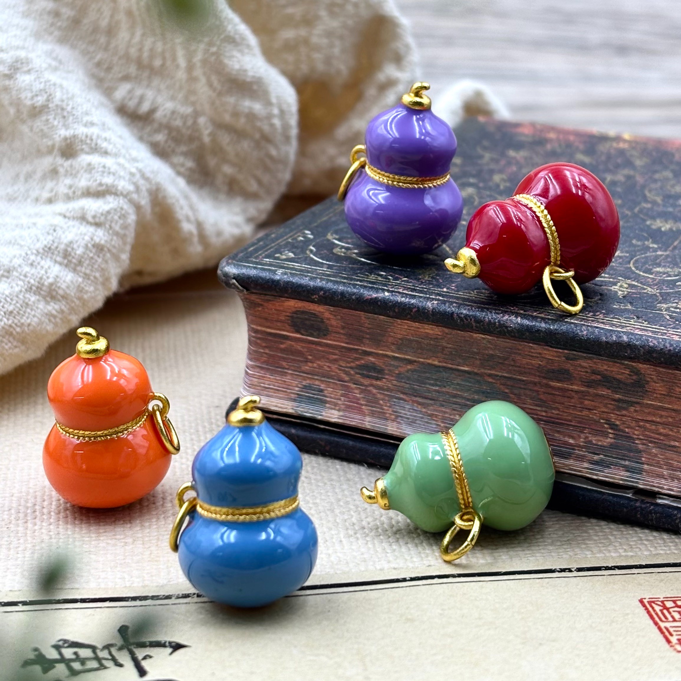 铜吊坠 【晟伊】超级福袋葫芦吊坠（多样性发一）