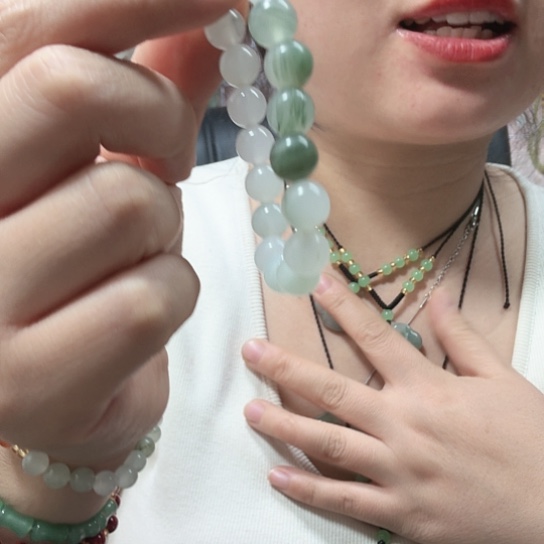 石英质玉未镶嵌手串