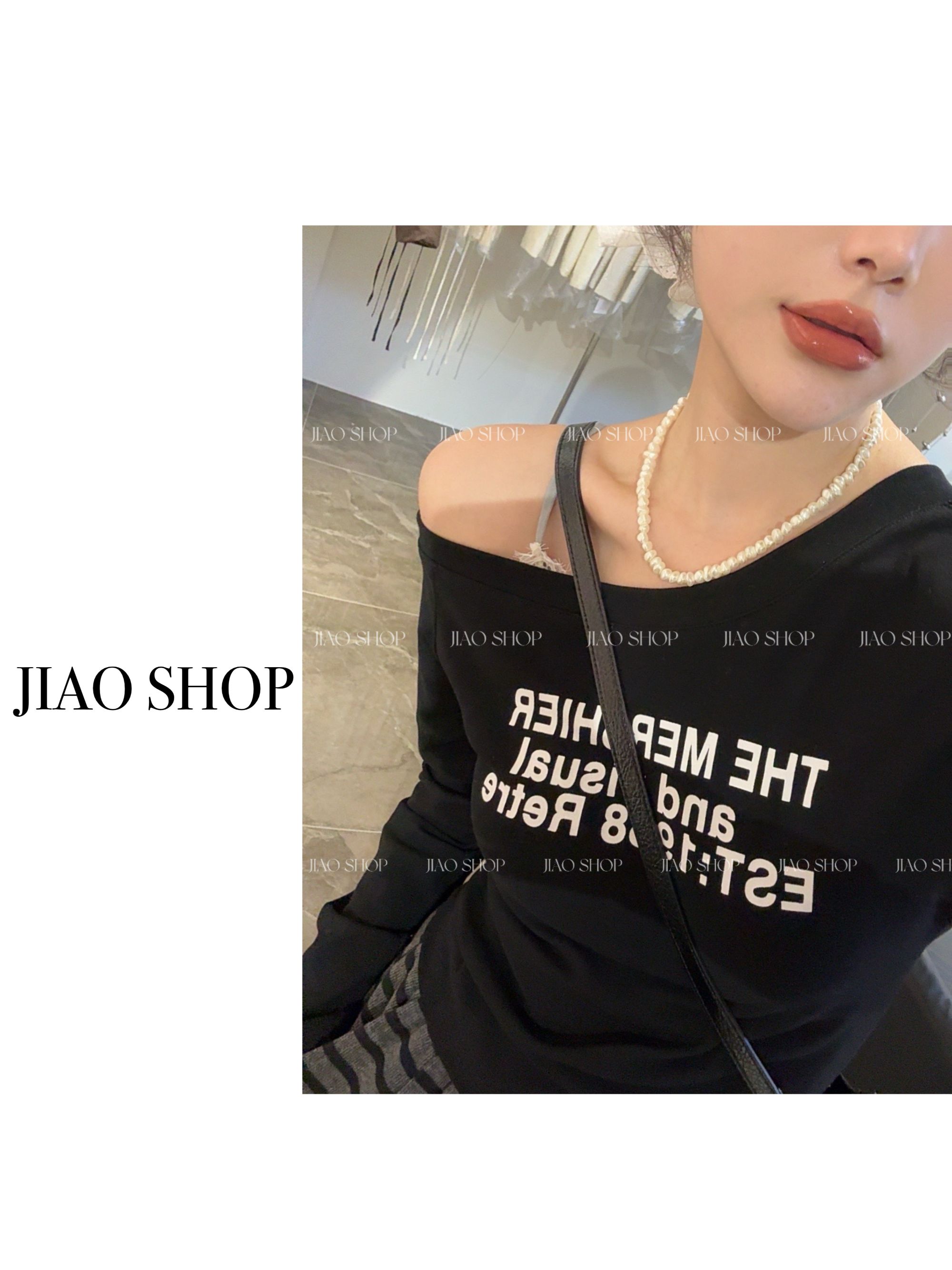 钛钢仿珍珠项链 JIAO Shop "珍 珠”千金珍珠项链