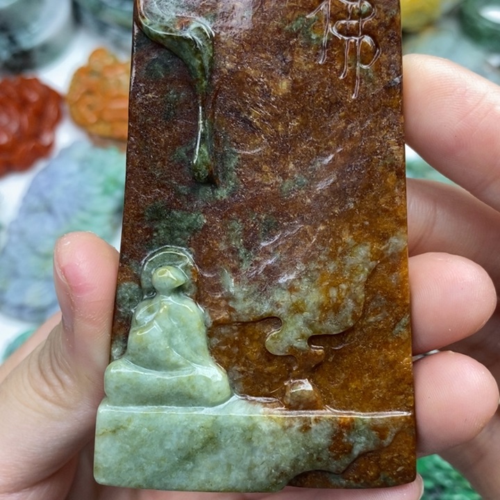 颈饰未镶嵌翡翠吊坠