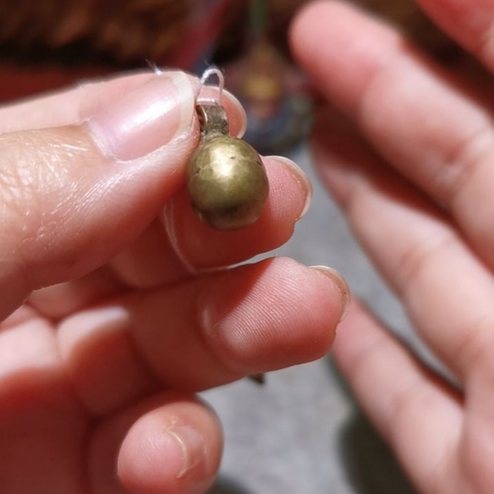 老利马铜扣子挂件
