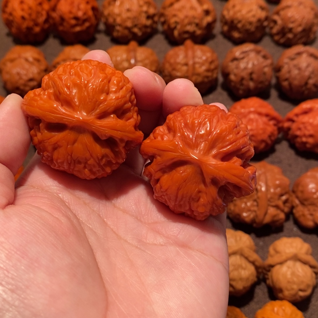 文玩核桃吊坠41宫灯