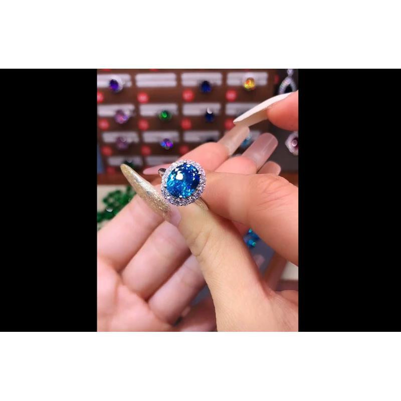 圣玛丽亚海蓝宝石 戒指 06005