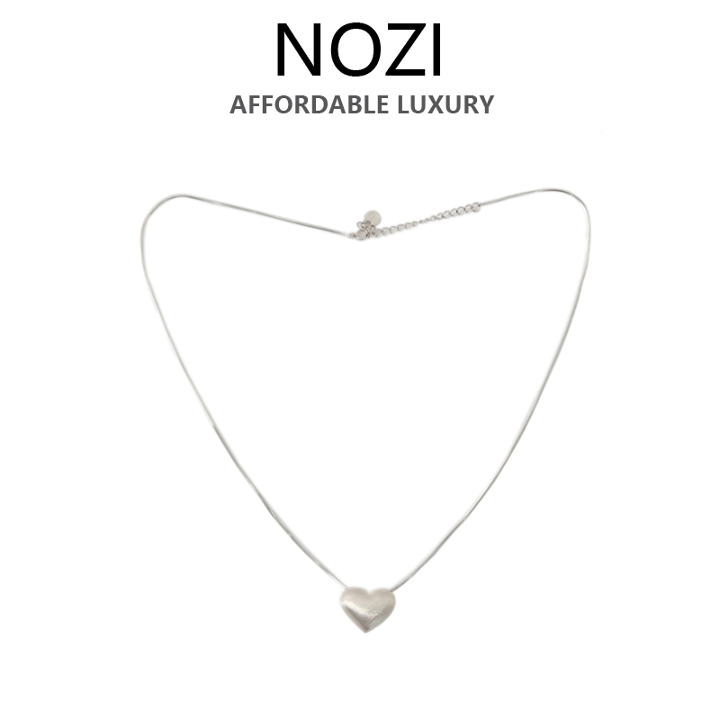 链子925银 纯银爱心项链轻奢锁骨链小众设计高级感