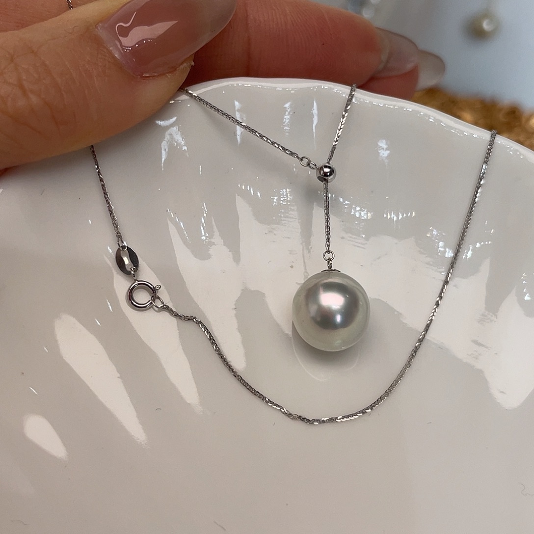 海水珍珠颈饰18K金镶嵌