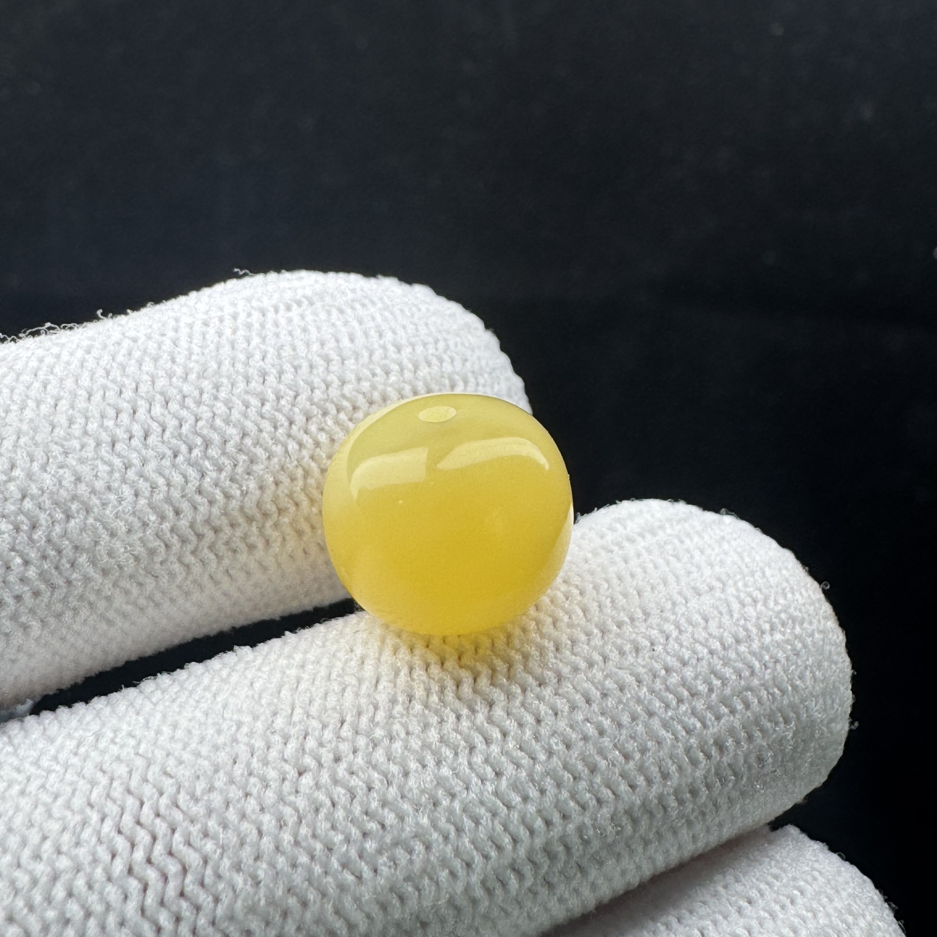 M2749天然原矿蜜蜡墩子12.4*10.4mm支持复检