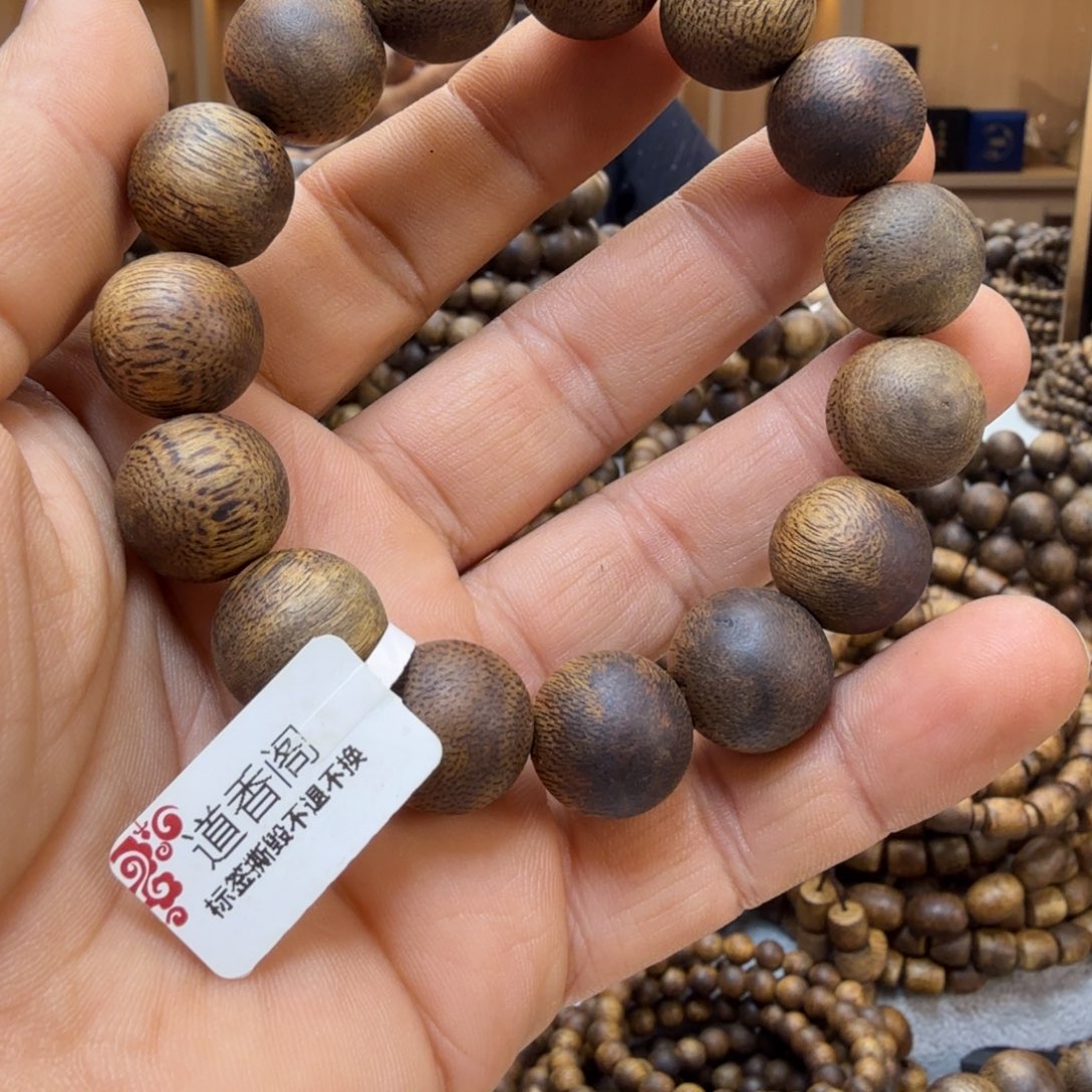 手串沉香圆珠 1.5 单圈手串 16.7