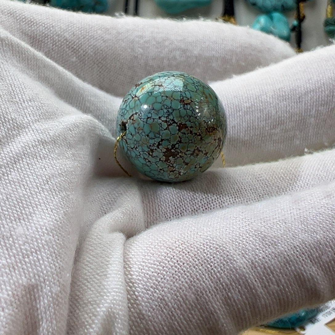 绿松石未镶嵌挂件