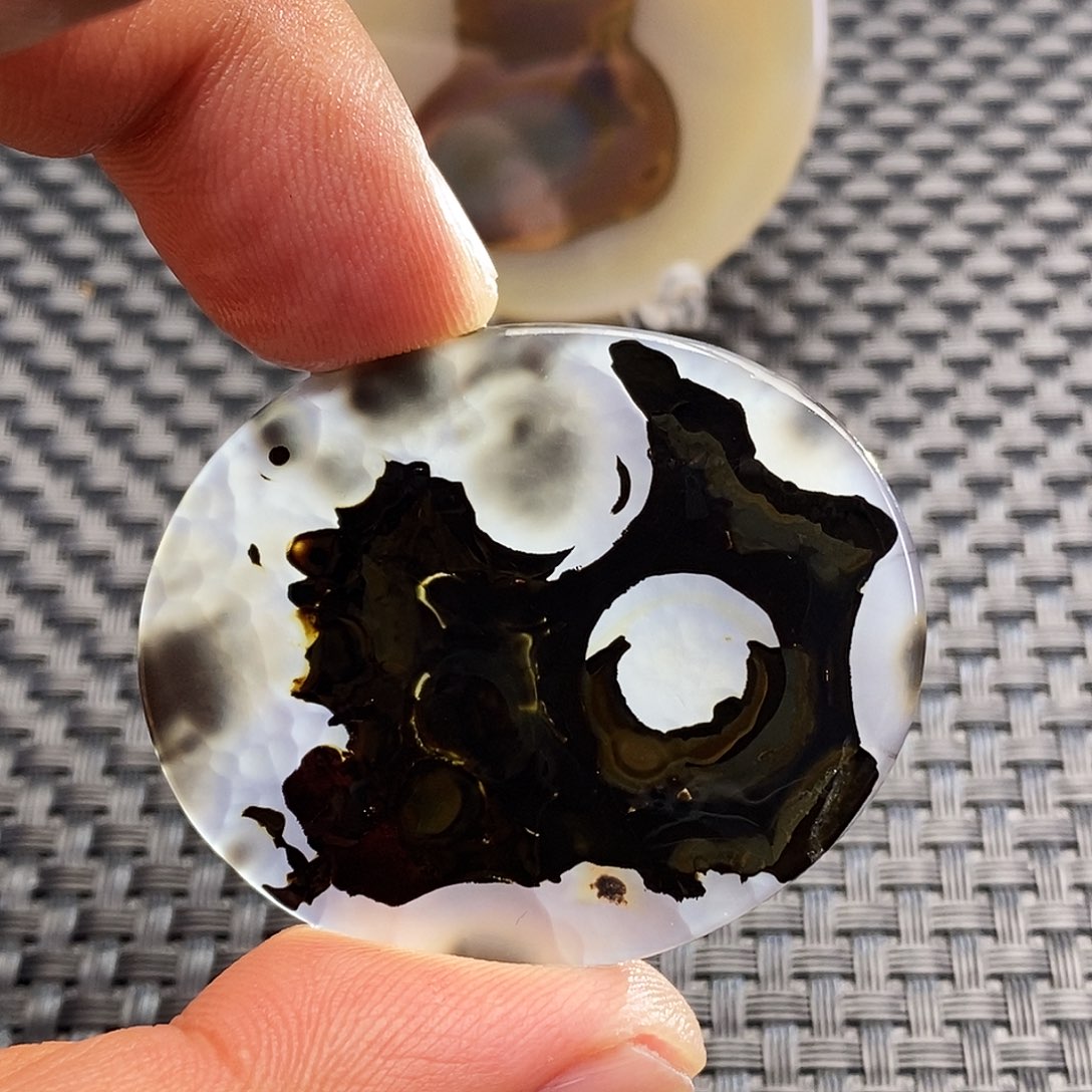 玛瑙/玉髓未镶嵌吊坠(不含链)516