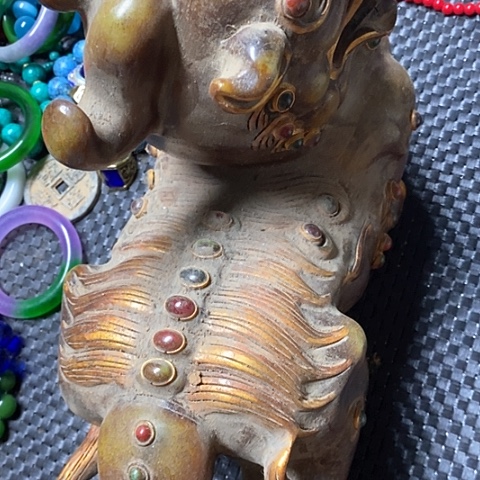 瓷片瓷器紫砂壶摆件