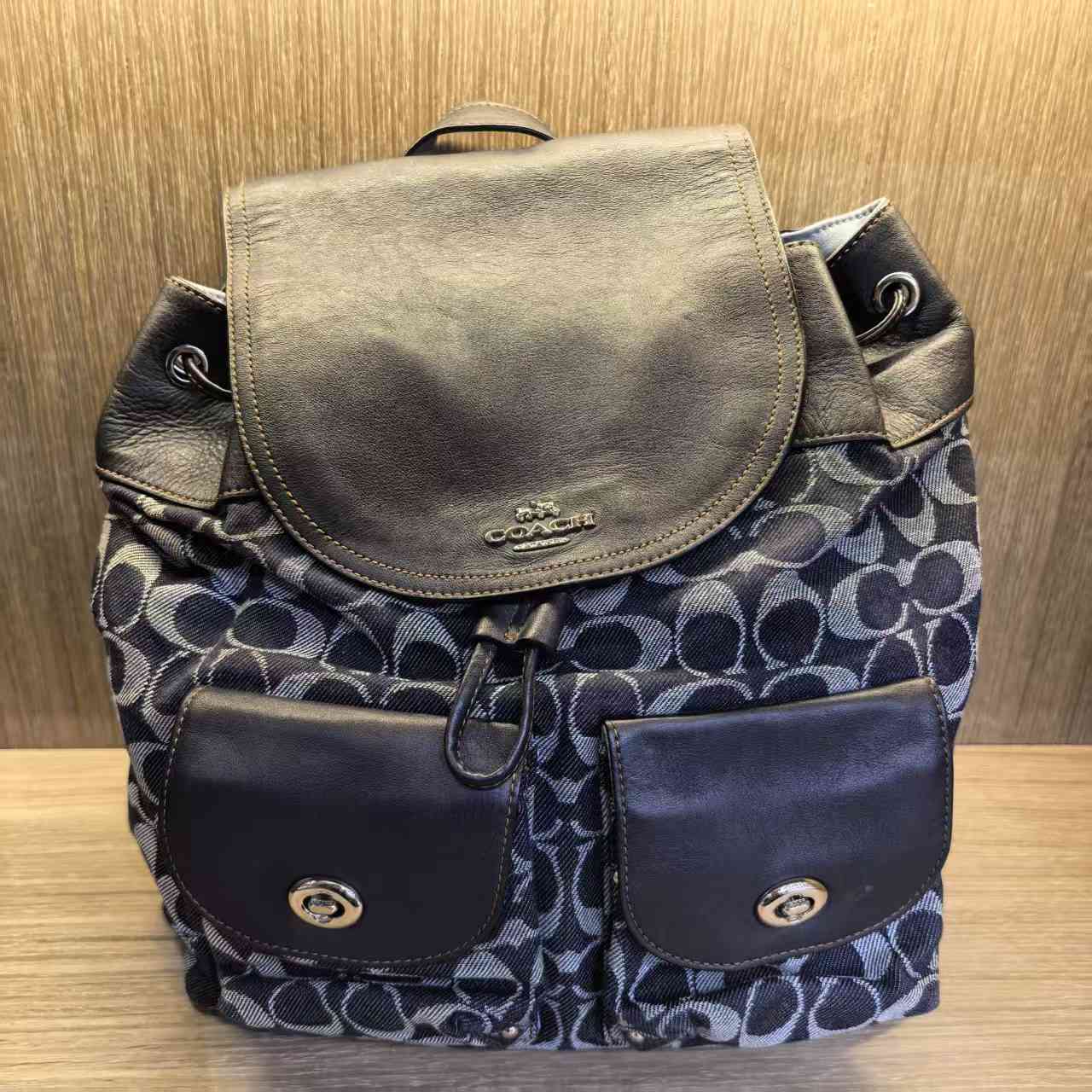 95新 COACH/蔻驰 乱乱子中古/女士/双肩包/93695