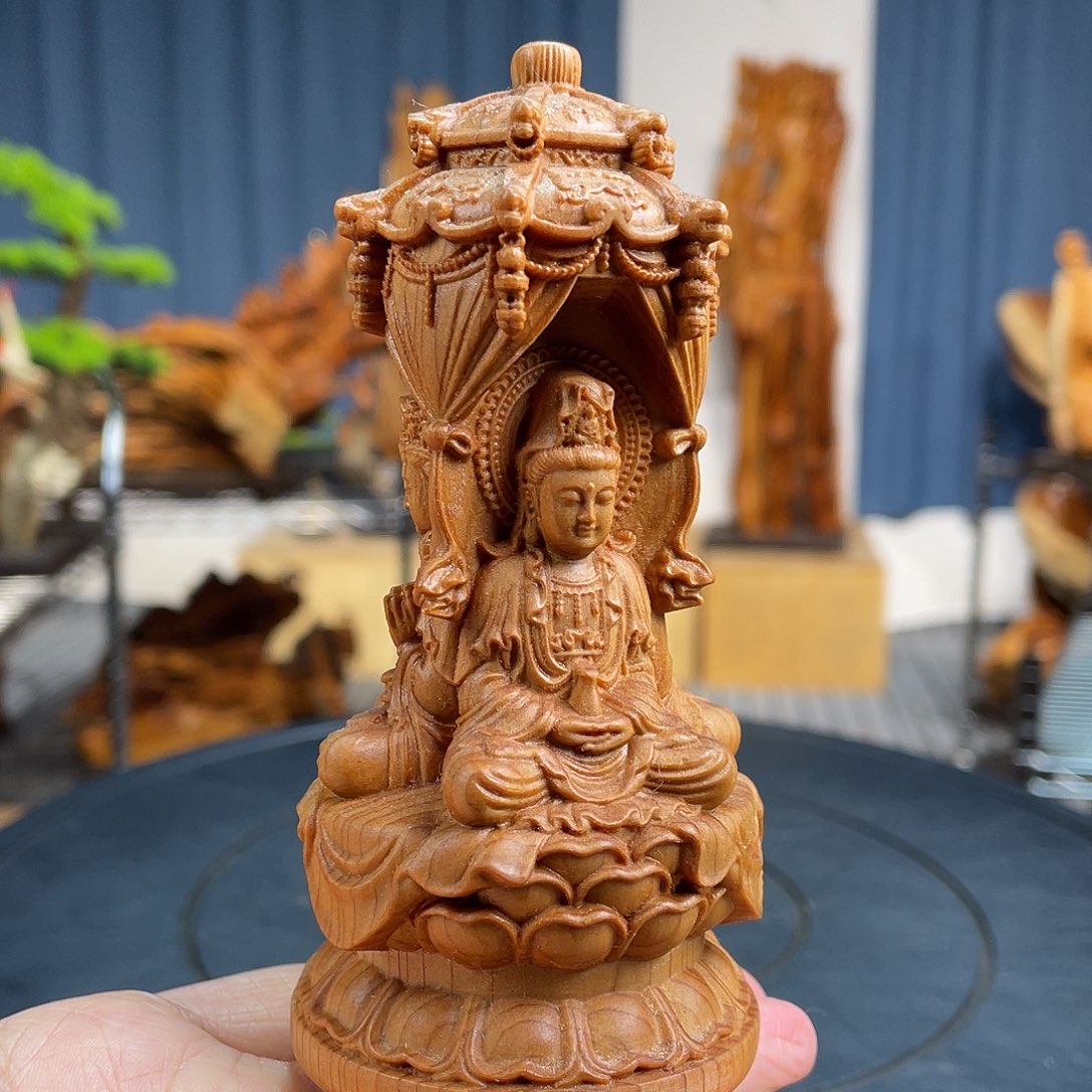 柏木（崖柏）手把件