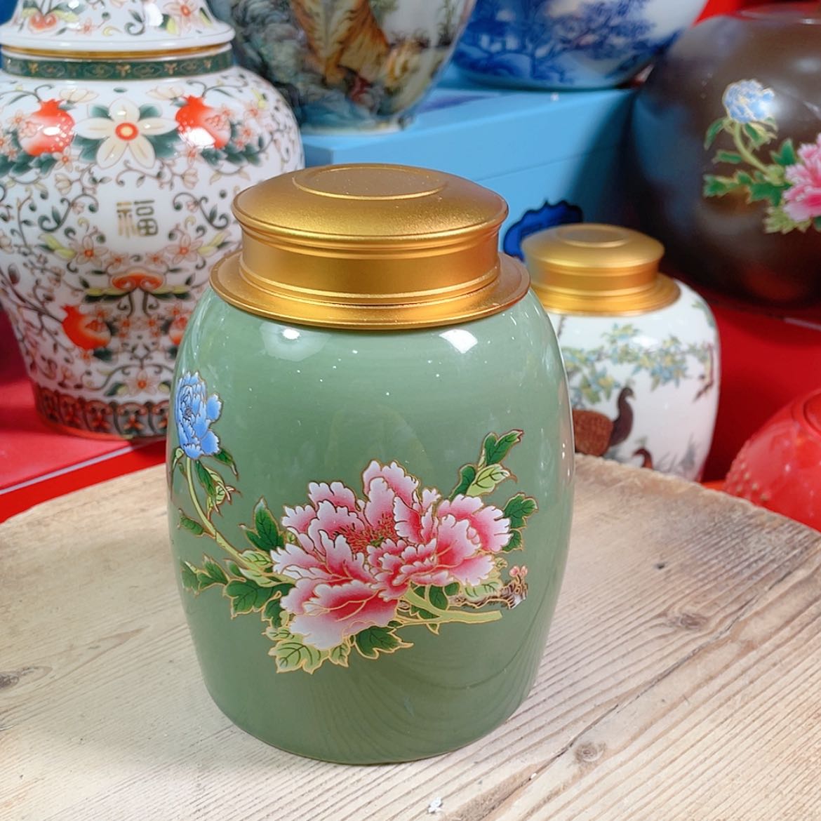 【闪购商品】罐陶瓷茶叶罐密封罐