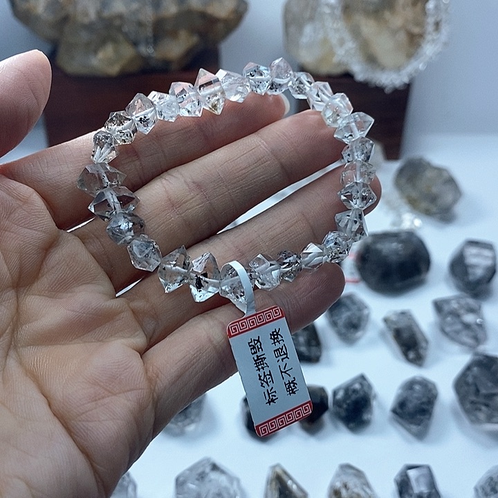 水晶颈饰未镶嵌闪灵钻手链