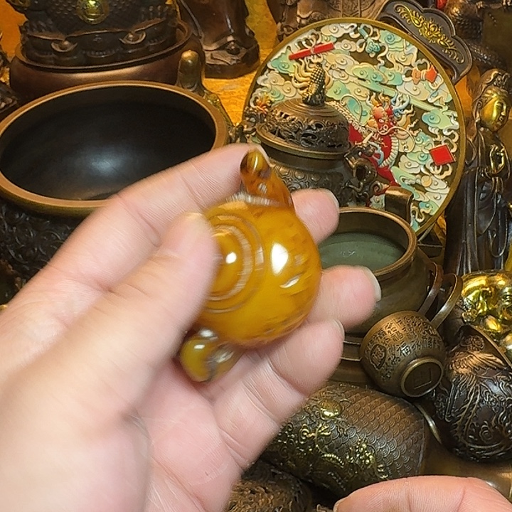 铜器摆件收收藏藏