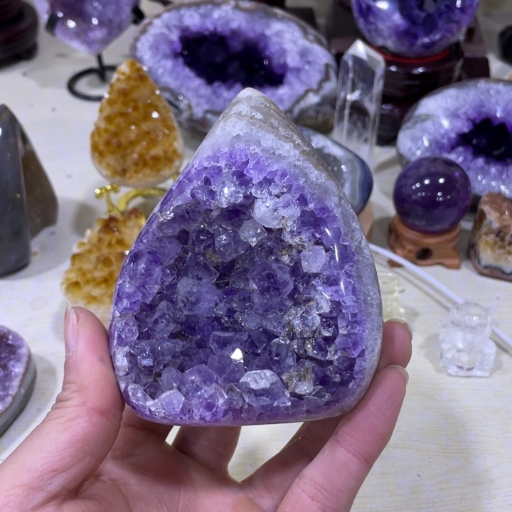 紫晶钱袋子未镶嵌