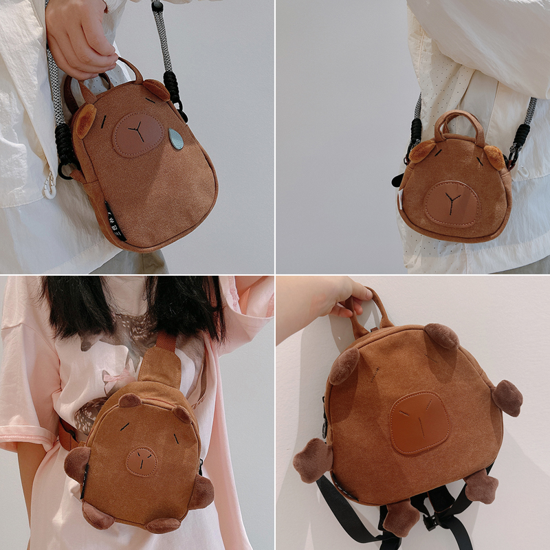 三色补丁卡皮帆布手机包女甜酷风休闲百搭ins单肩小包可爱斜挎包