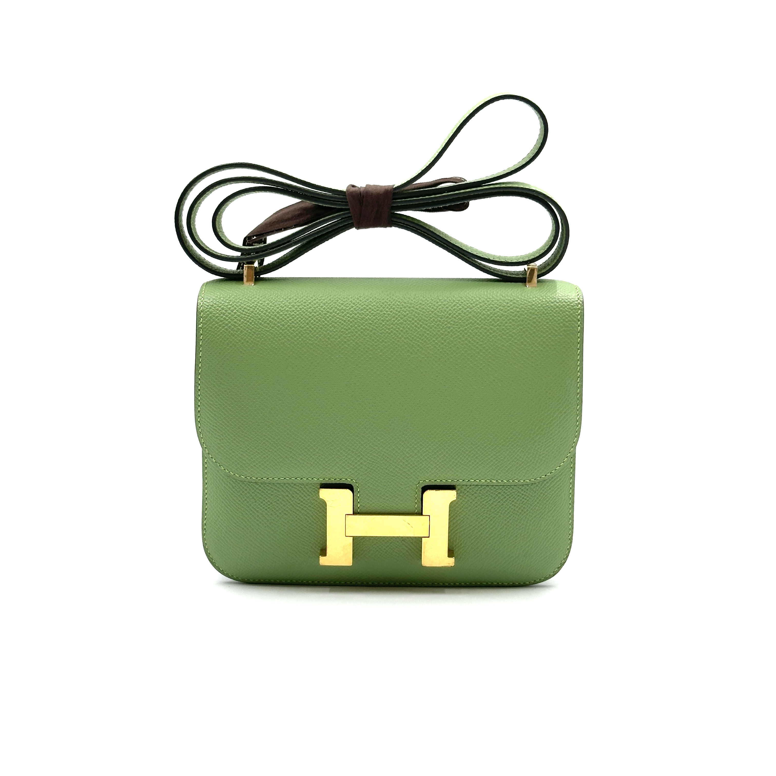 99新 Hermes/爱马仕 阿古叔叔/constance康康牛油果 19z刻