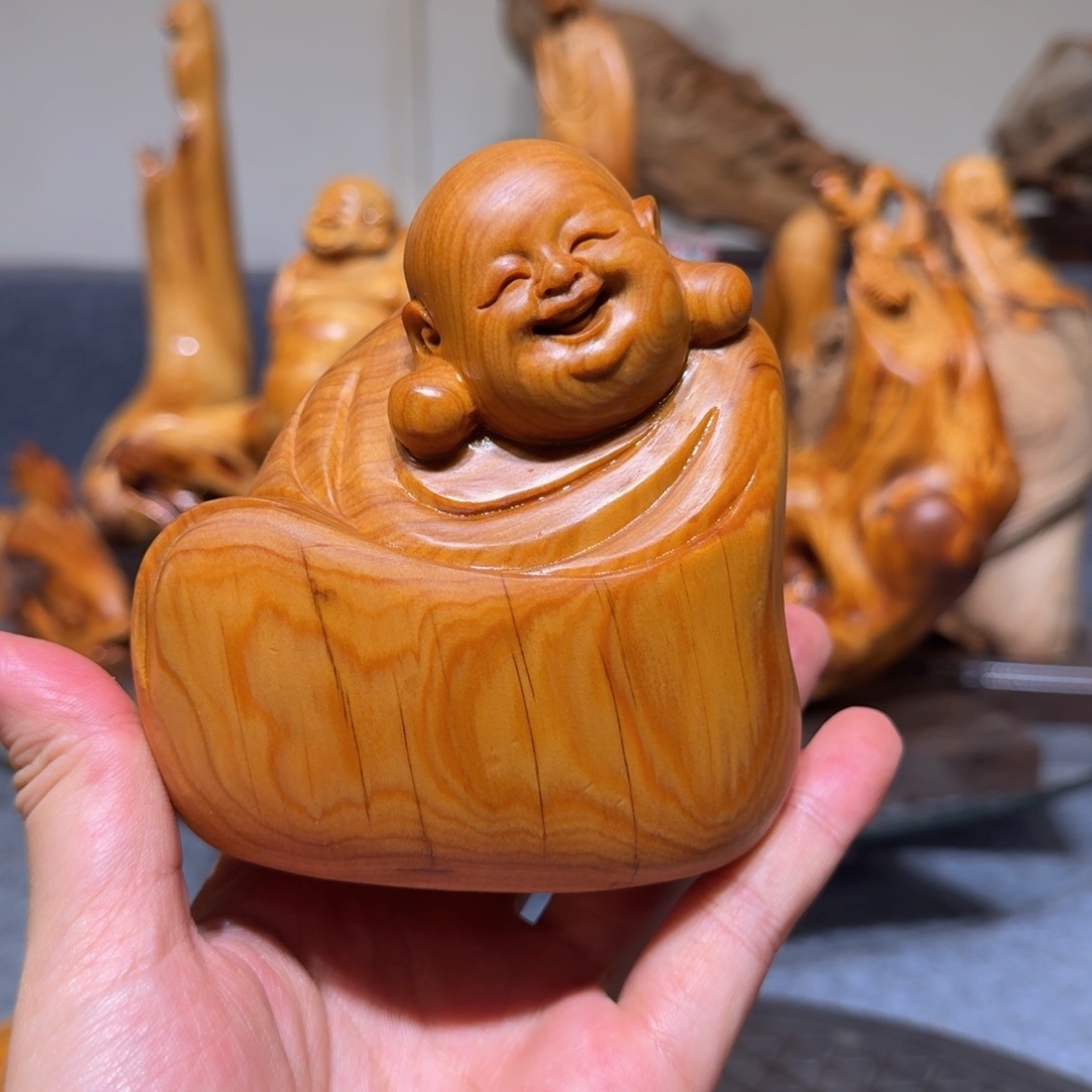 柏木（崖柏）太行崖柏手把件