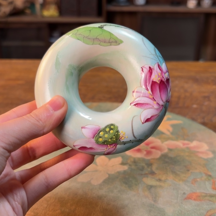 柴烧纯手工手绘陶瓷