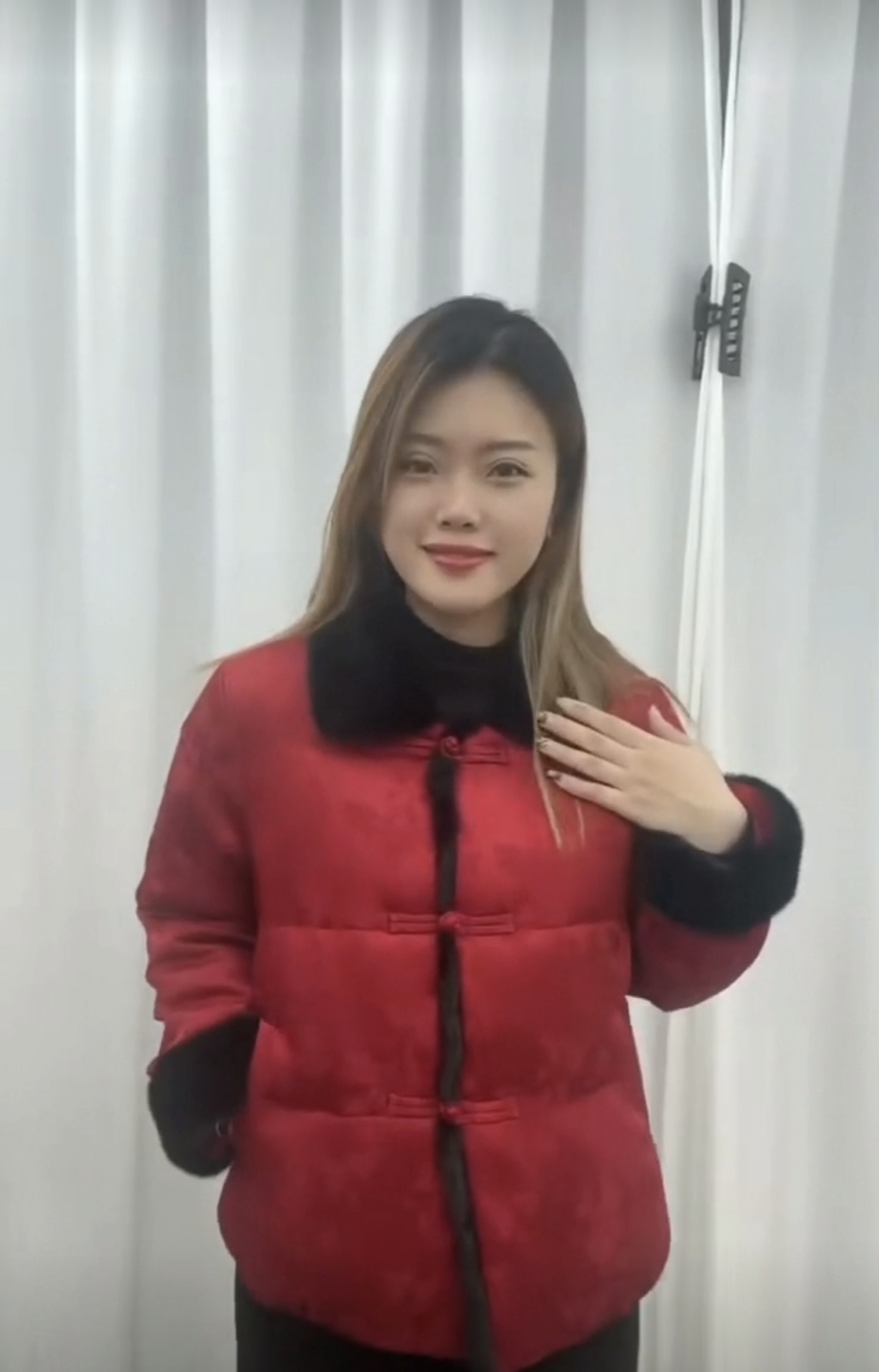 时尚百搭潮流减龄国风款棉服