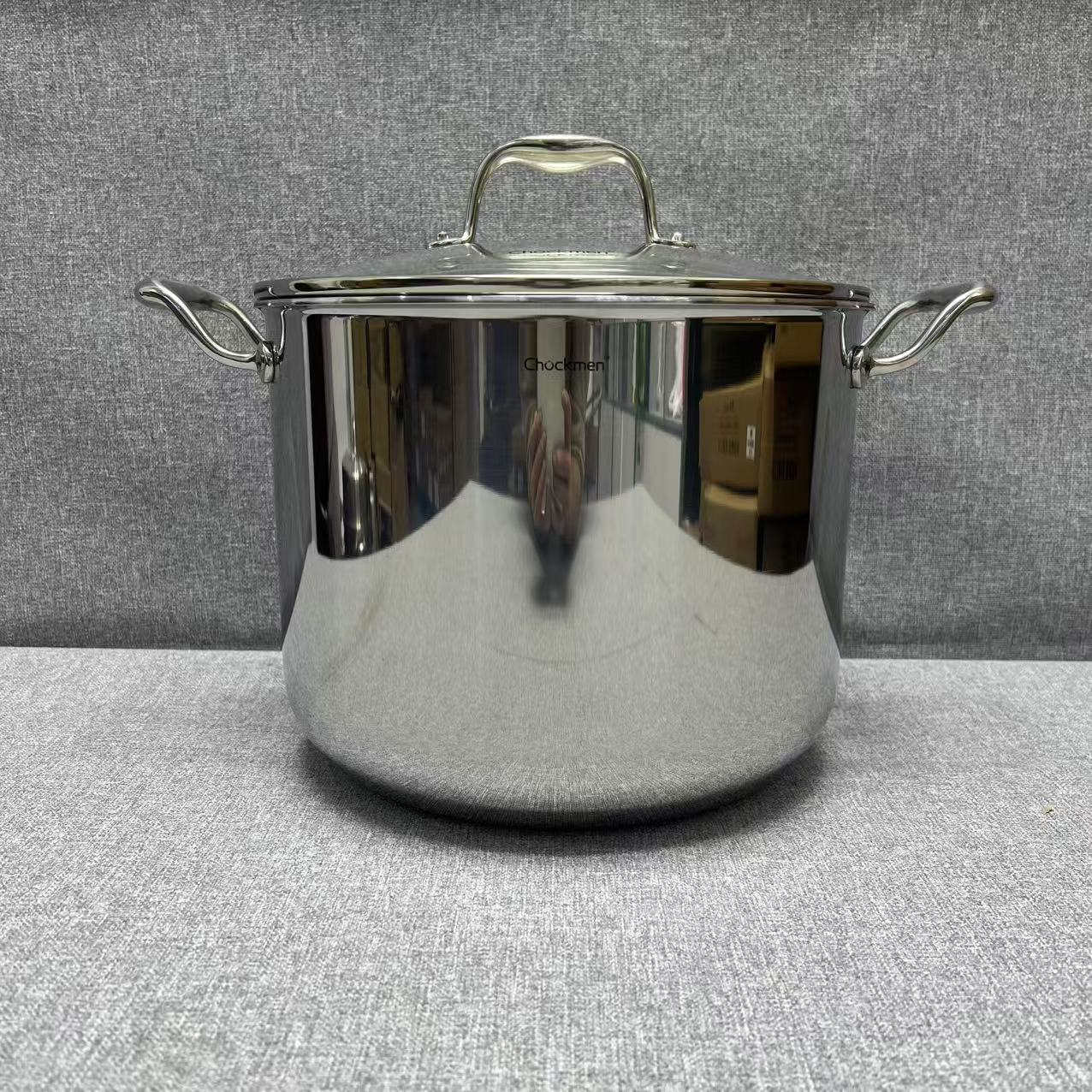 6-015 chockmen双耳深汤锅 26*21cm 容量10L 整锅重约3.45kg