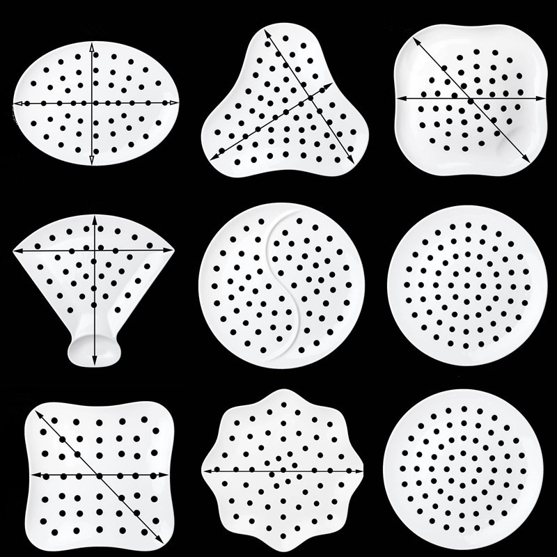 创意陶瓷多孔蒸盘饺子盘圆形蒸虾蟹碟蒸海鲜盘蒸鱼盘沥水盘蒸包盘