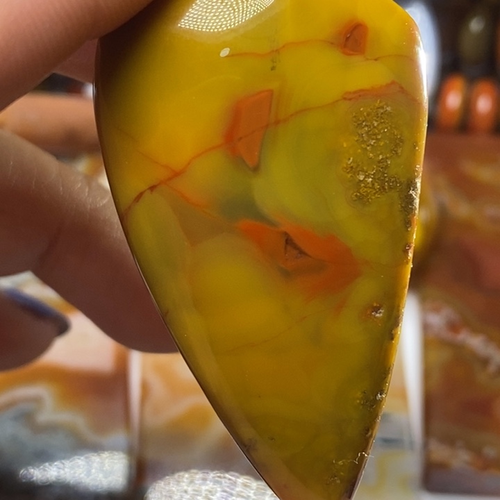 玛瑙/玉髓颈饰未镶嵌绿***湾