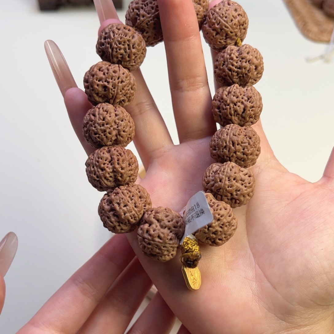 金刚菩提吊坠22mm铁血龙王