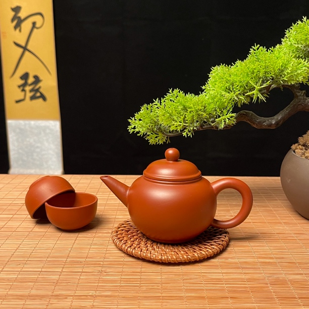 150ml水平壶潮州入门原矿紫砂壶小容量朱泥全手工泡茶壶