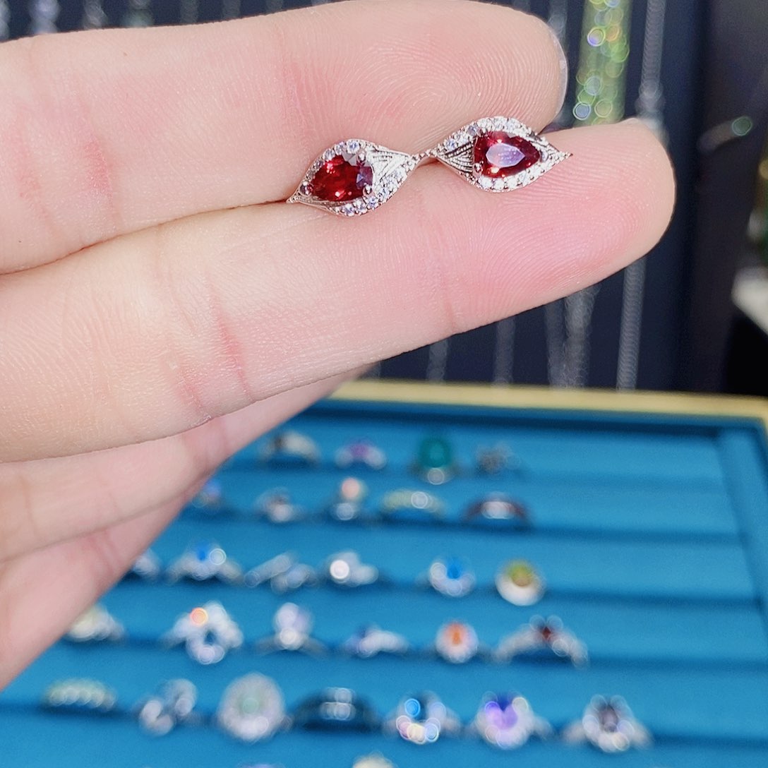 紫晶珠宝半成品银S925镶嵌