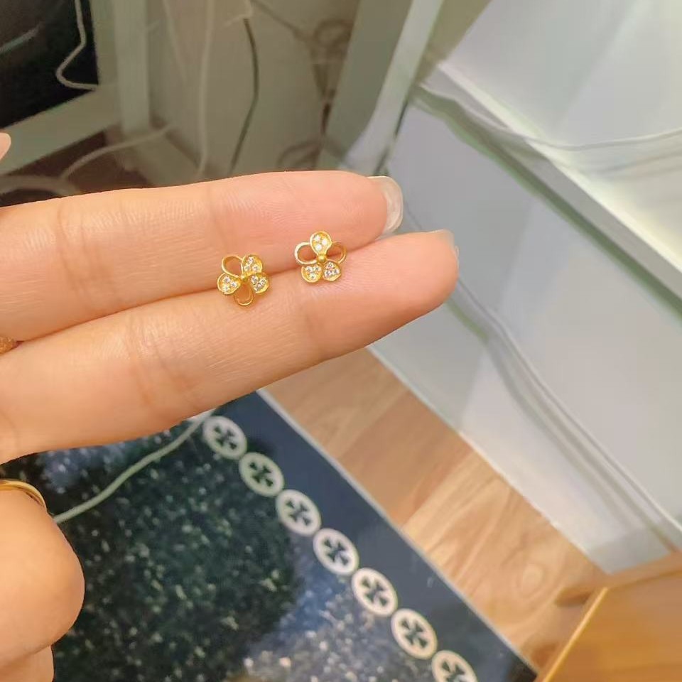 足金999黄金5G工艺耳饰