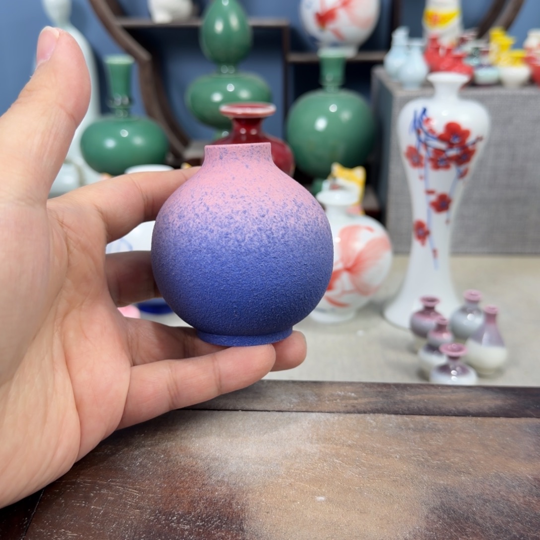 陶瓷手工小花器摆件