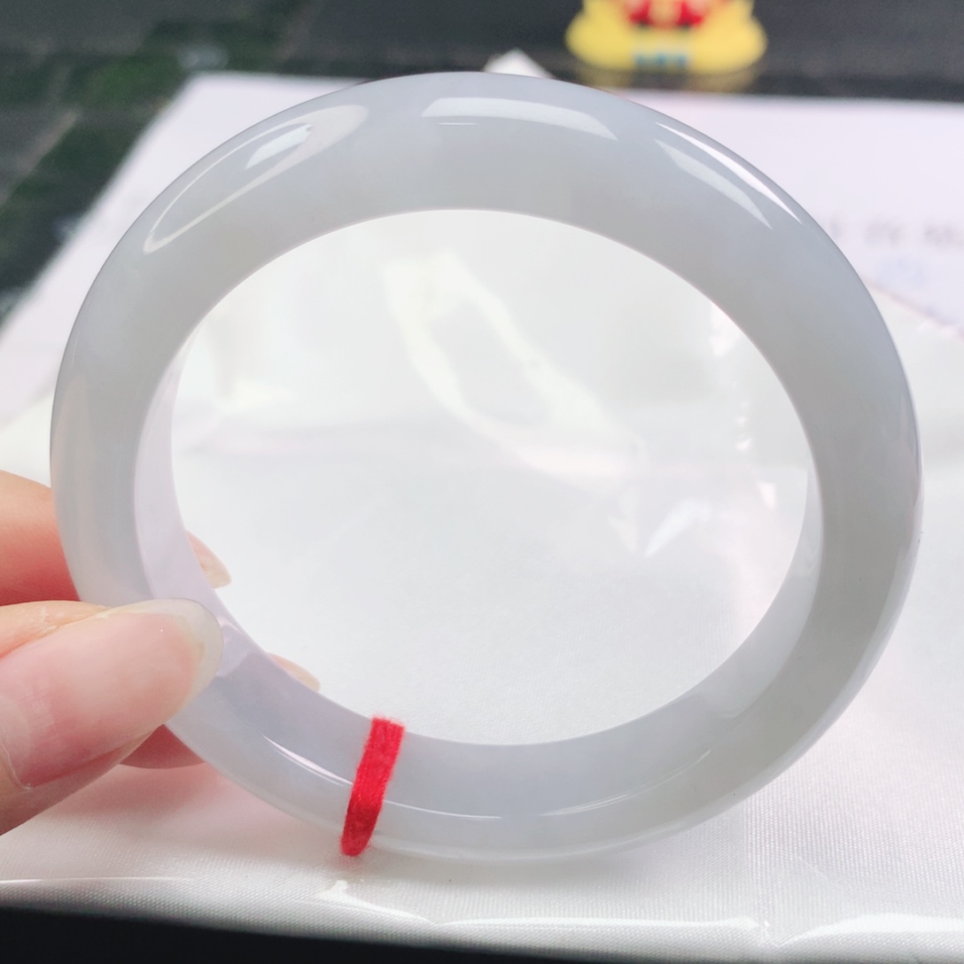 翡翠未镶嵌手镯翡翠55.9冰润正圈